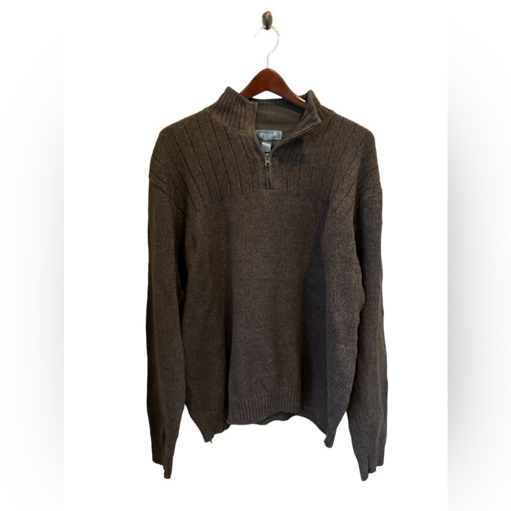 Northcrest Sweater‎ Mens XXL Long Sleeve 1/4 Zip Pullover